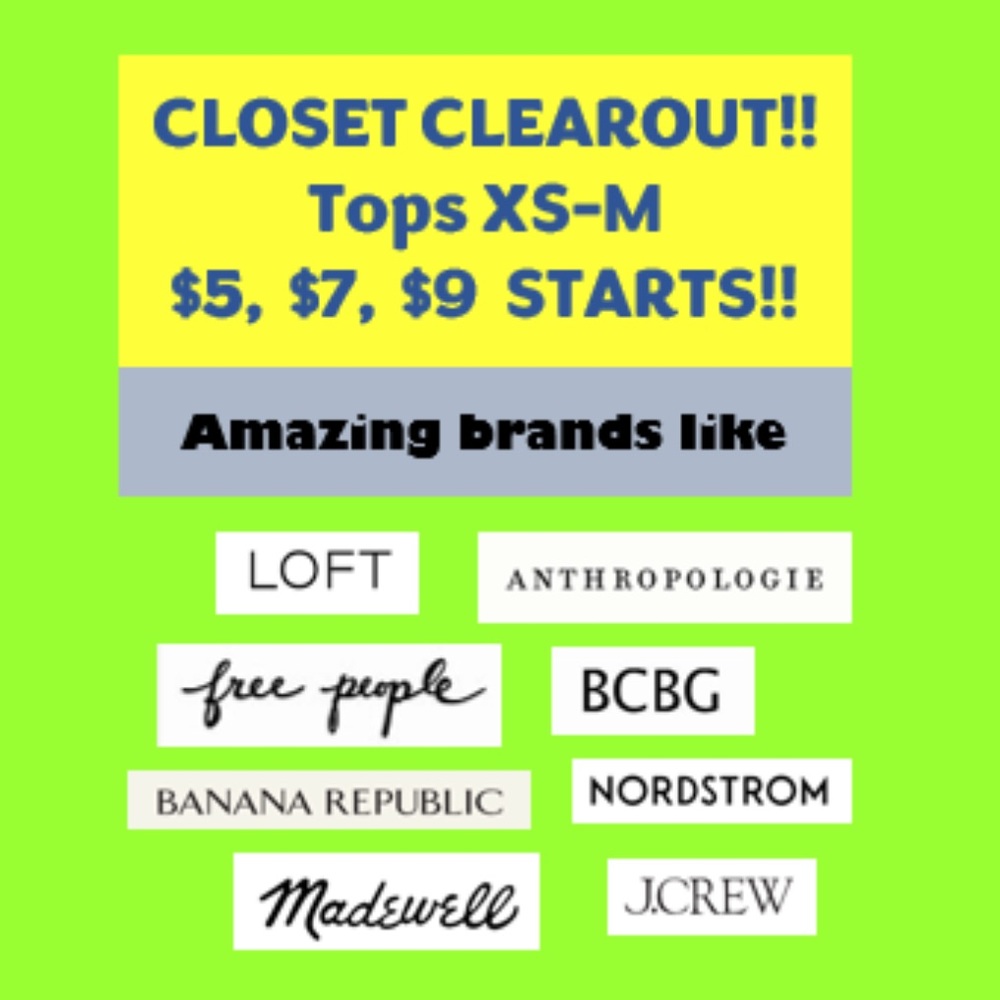 Pop-up SHARE Show!  Always open to offers!  Help me clear my clothes out! - Picture 3 of 3